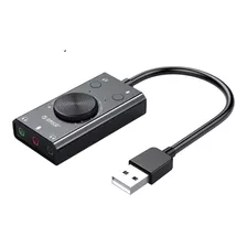 Adaptador Usb X Audio Fone Microfone Profissional Orico Sc2