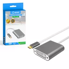 Adaptador Conversor Usb Type C Para Dvi 24+5 Full Hd Usb 3.1