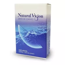 Lente De Contato Incolor Anual Natural Vision (1 Unidade)