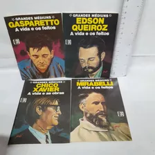 Livro De Bolso Edson Queiros , Gasparetto ,mirabeli E Chico Xavier 4 Volumes @3