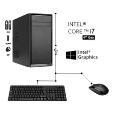 Desktop I7 (4th Gen) 16gb Ram 2.5'' Ssd Integrated Graphics