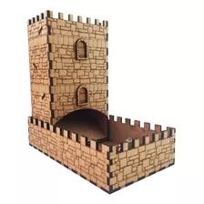 Torre De Dados Medieval Rpg Jogo Tabuleiro Organizador