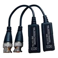 Par Conector Video Balun Engate Rápido Camera Ahd Cvi Tvi Hd