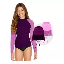 Kit Camiseta Infantil Proteção Solar Uv50 + 2 Bonés Verão