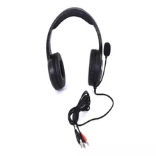 Headset Gamer Dust X26 Com Luz Azul Haste Ajustavel Cor Preto