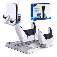 Stand Base Carga 3 En 1 Ventilación Playstation 5 Ps5 - Tcs