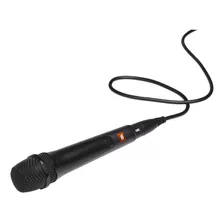 Microfone Karaoke Jbl Pbm100 Com Fio Vocal Dinamico Black