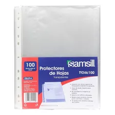 Protectores De Hojas Tamaño Carta, Samsill. Pack 300 Pzas