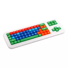 Teclado Clevy Junior Alto Contraste Colores