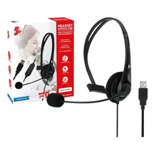 Fone Headset Home Office Pc Usb 5+