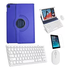 Capa 360 Azul Tecl Mouse Bran Pel P/iPad Pro 12,9 2020/2021