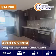 Se Vende Apartamento 62m2 2h/2b/1p Cima Real Charallave 6330