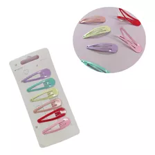 Hebillas Para Cabello Accesorios Blister X 6 Hebillas Pelo