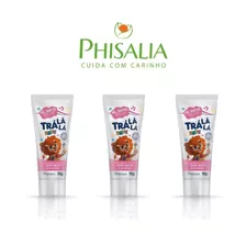 Kit 3 Gel Dental Trá Lá Lá Baby Tutti Frutti 70 G Phisalia