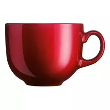 Tazon Taza Jumbo 500 Cc Flashy Colours Desayuno Luminarc Color Rojo