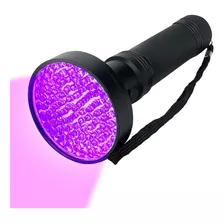 Linterna Uv Gadnic 100 Led Detector De Luz Negra De Mano Color De La Luz Negro