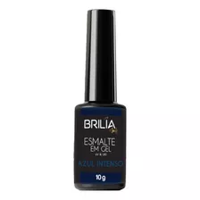 Esmalte Em Gel Para Unhas Azul Brilhante 10g - Brilia Nails