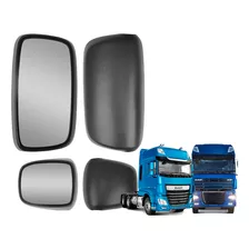 Jogo Retrovisor Caminhão Daf Cf / Xf C/d Elétrico 