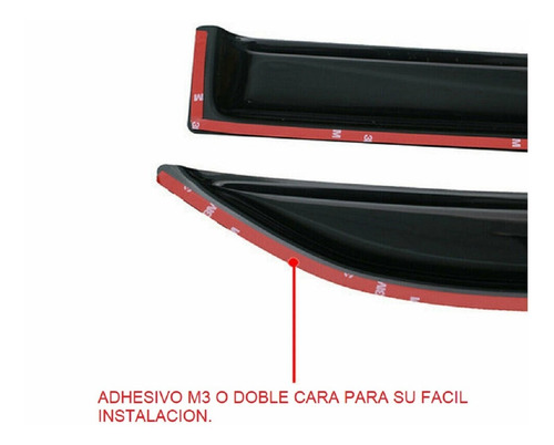 Bota Aguas Deflectores De Ventana Nissan Xterra 2000 - 2004 Foto 6