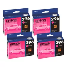 Kit C/4 Cartuchos Original Epson 196 Magenta T196320 Vencido