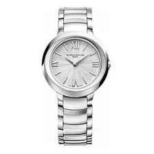 Baume & Mercier Promesse Dial De Plata De Acero Inoxidable D