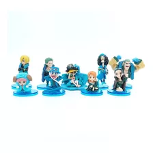 Set 9 Figuras One Piece M4 Anime Luffy Chopper Zoro Nami