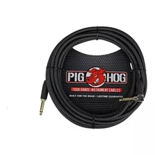 Pig Hog Pch20bkr Cable Para Guitarra O Bajo 6 Metros Angular