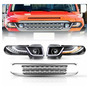 Faros Jetta A4 99-07 C/lupas Y Leds Precio X Par