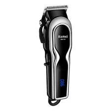 Maquininha Cortar Cabelo Barba Display Digital Km-119