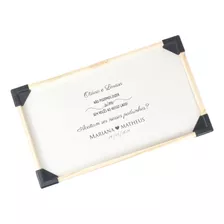 Convite Padrinhos De Casamento - Bandeja Personalizada