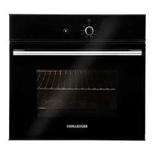 Horno De Empotrar A Gas (gn) Challenger Hg 2545 52l Negro 120v