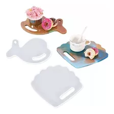 Molde Silicona Plato Bandeja Para Taza Te Cafe Copa Resina