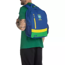 Mochila Do Brasil Cbf Detalhe Zíper