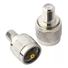 Adaptador Coaxial F Tipo De Hembra A Uhf Macho Pl259