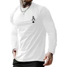 Playera De Hombre Manga Larga Deportivo Golf Camiseta Gym