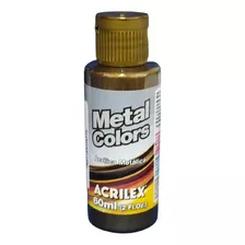 Tinta Acrílica Metal Colors Ouro Negro - 644 -acrilex - 60ml
