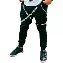 Calça Jogger Preta Masculina Para Baladas E Festas Estilosa