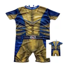 Fantasia Masculina Infantil Wolverine