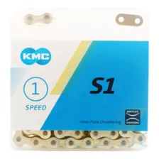 Cadena Kmc S1 Con Eslabón De Liberación Rápida 1 Velocidad 