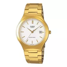 Reloj Casio Hombre Dorado Mtp-1170n-7a Fondo Blanco