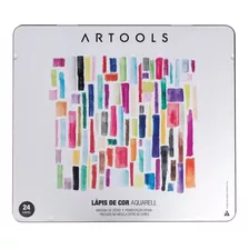 Lápis De Cor Aquarelável 24 Cores Artools Aquarell