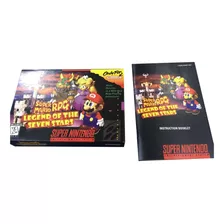 Caja Custom Y Manual Custom Para Super Mario Rpg Snes