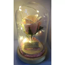 Regalo Dia Enamorados Y Cumpleaños Rosa Luz Led