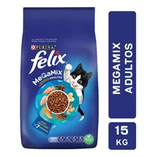 Felix Megamix Adultos 15kg Alimento Para Gato