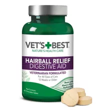 Vet's Best Ayuda Digestiva Alivio Consumo Bola Pelo 60 Tab