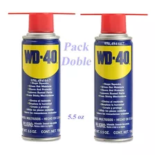 Lubricante Multiuso Wd40 Pack Doble 5.5 Oz, 155gr. 191ml 