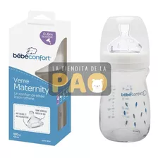 Mamadera De Vidrio 130ml Tetina De Silicona