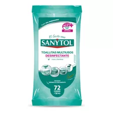 Toallitas Desinfectante Multiuso 72un Sanytol