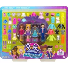 Boneca Polly Pocket Conjunto C/ Polly, Shani, Gilda E Jake