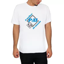 Camiseta Presente Dia Dos Pais O Melhor Pai Confortável